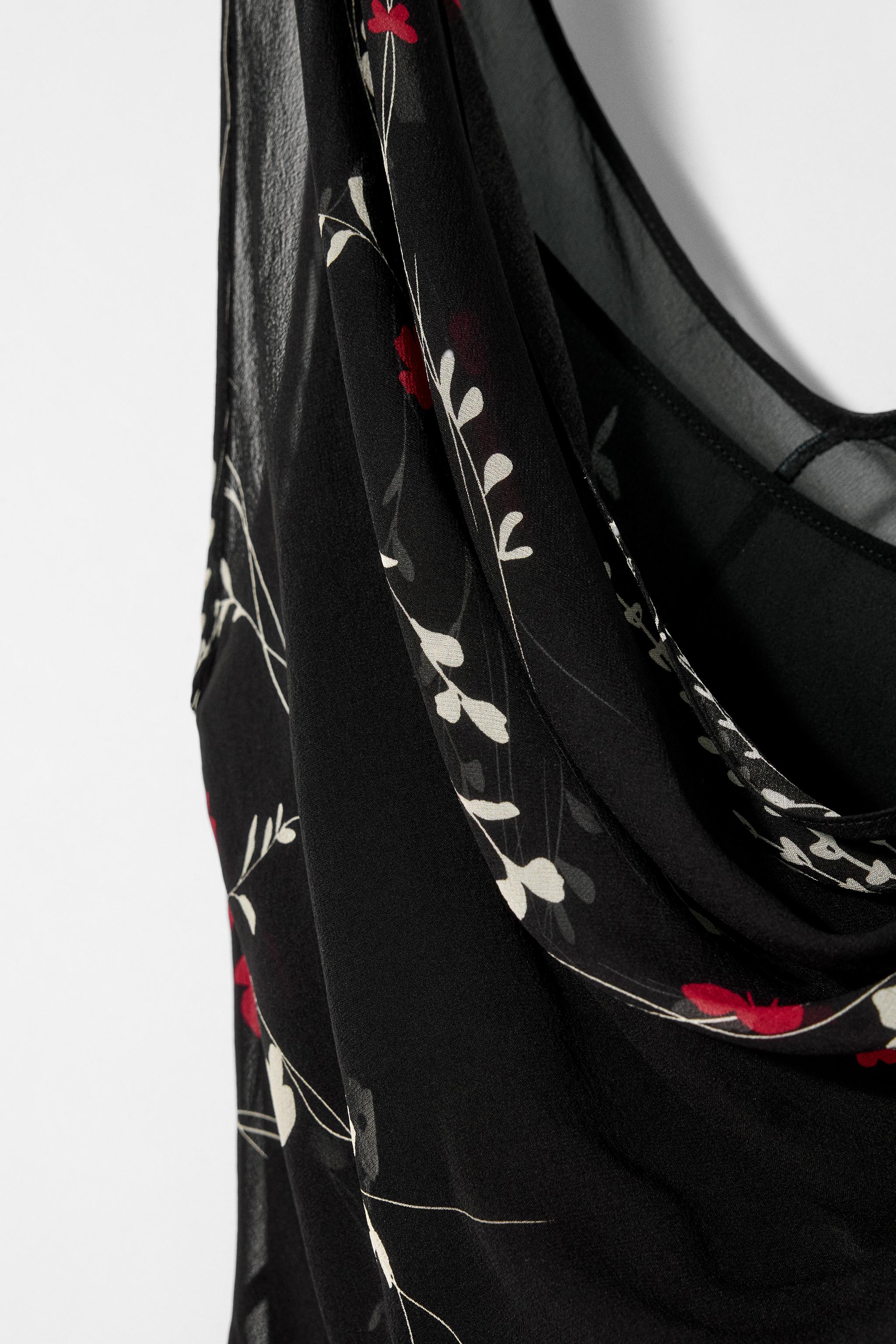 SILK PRINT DRESS KATE MOSS X ZARA